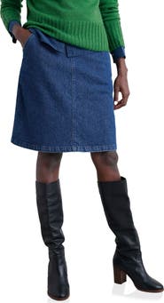 Seasalt Cornwall Dovetail Denim Skirt