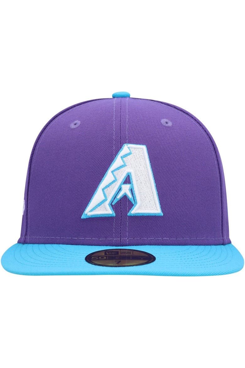 Men's New Era Purple Arizona Diamondbacks Vice 59FIFTY Fitted Hat, Alternate, color, Purple