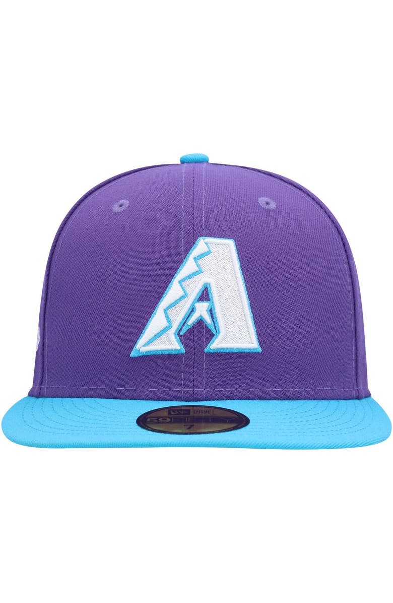 New Era Men's New Era Purple Arizona Diamondbacks Vice 59FIFTY Fitted Hat, Alternate, color, 