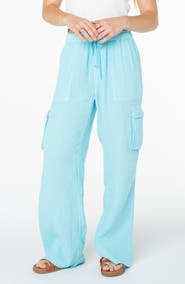 Roxy Precious Cargo Beach Cotton Gauze Pants