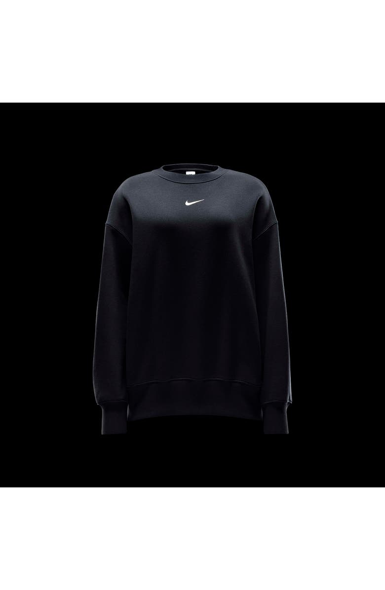 Nike Sportswear Phoenix Sweatshirt, Alternate, color, Black/ Sail
