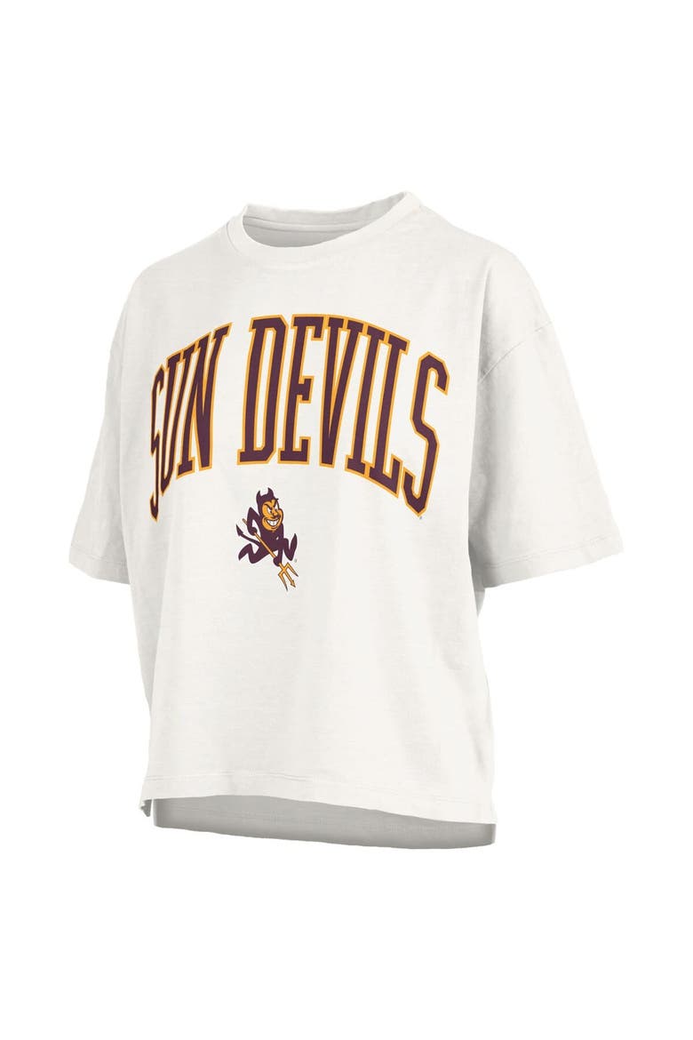 Women's Pressbox  White Arizona State Sun Devils Nelson T-Shirt, Alternate, color, White