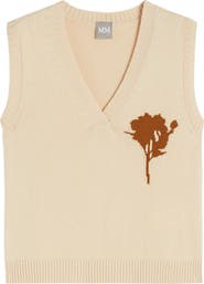 MM by Max Mara Bacio Cotton Sweater Vest