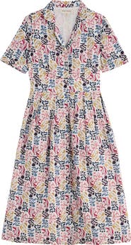 Seasalt Cornwall Pleated Organic Cotton Shirtdress