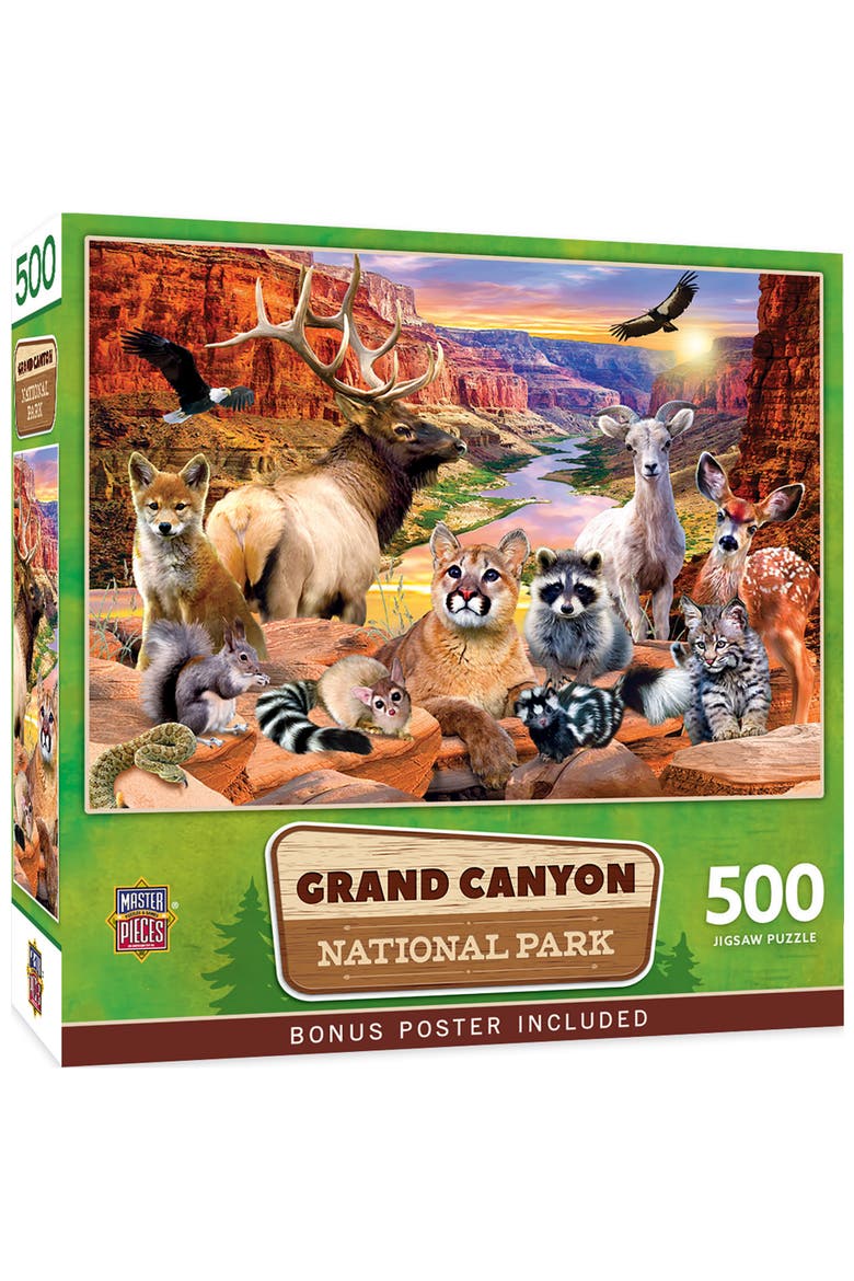 Grand Canyon 500 Piece Jigsaw Puzzle, Main, color, Multicolor