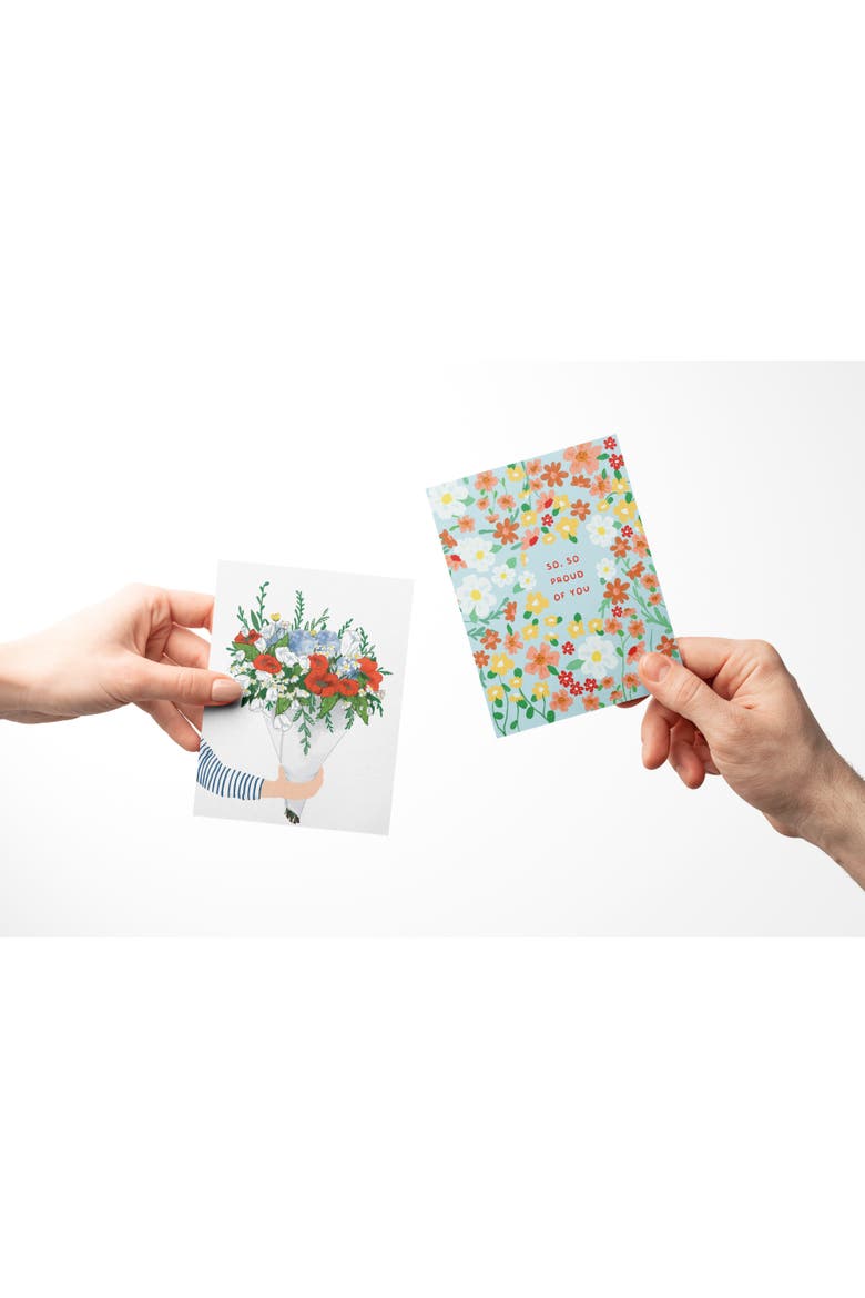Everyday Greeting Card Pack (3ct) "Bouquet, Oh thanks, Proud", Alternate, color, Multi-Pack