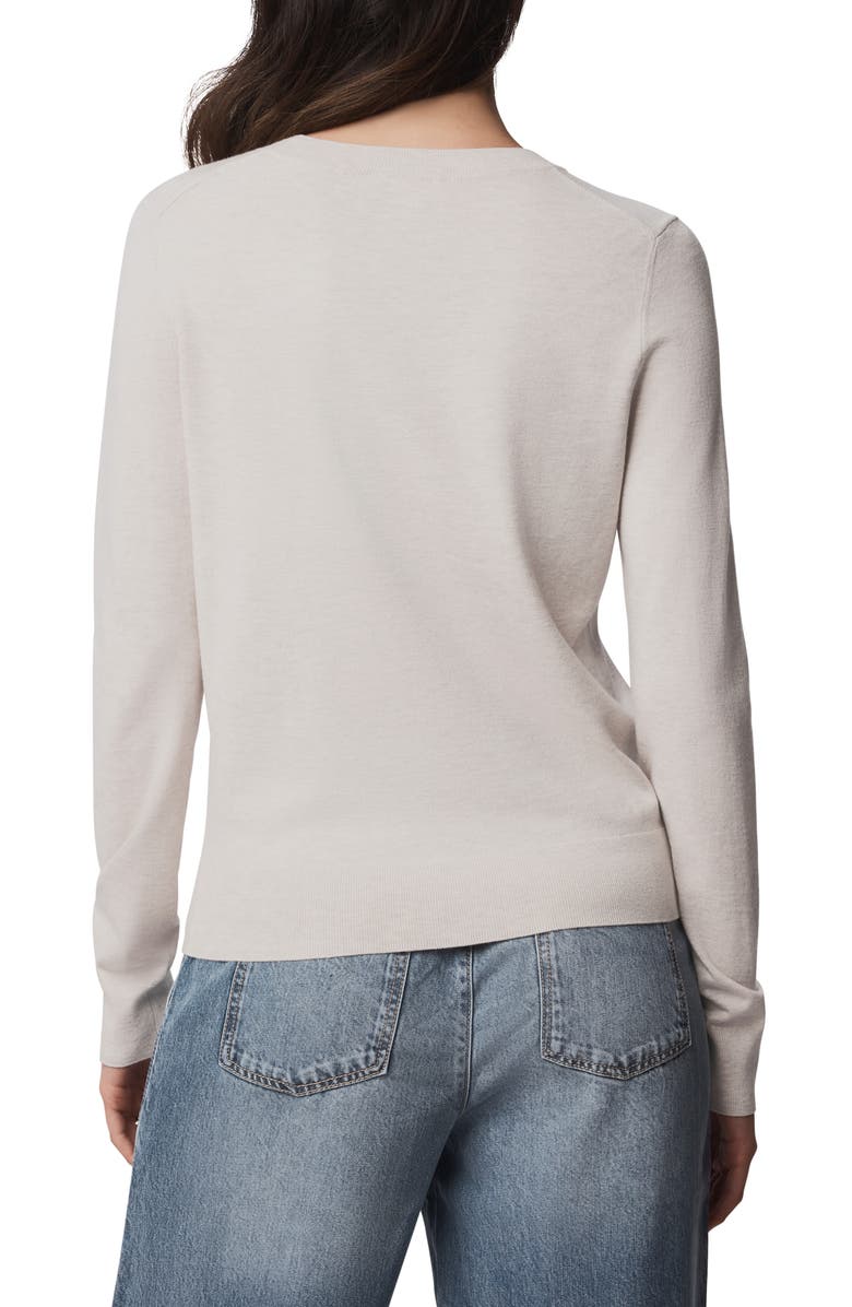 Splendid Rosanna Crewneck Sweater, Alternate, color, Pale Oak White Heather