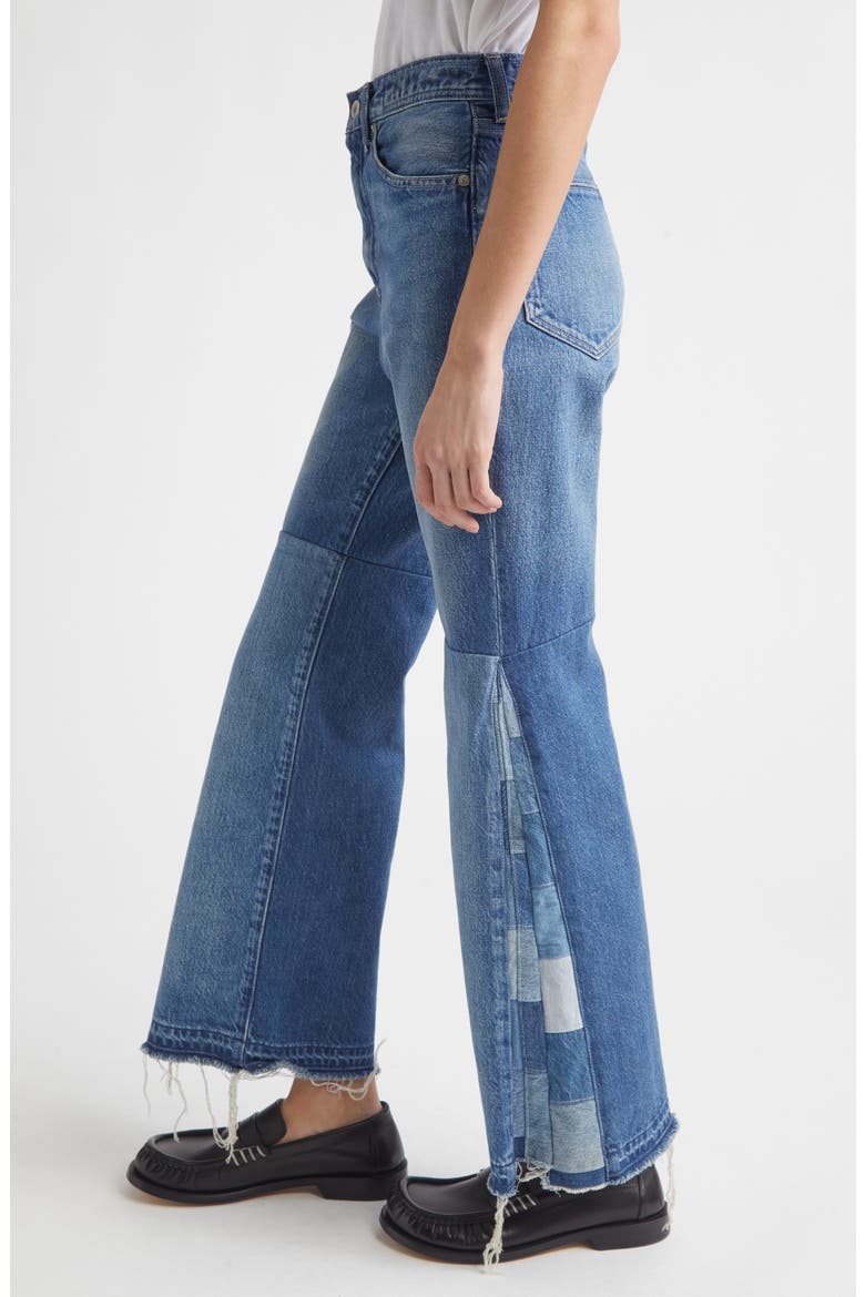 Tectonic Denim Version 2 Flare Leg Jeans, Alternate, color, FADED INDIGO