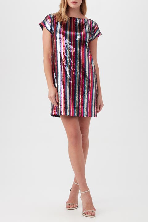 Breene Striped Sequin Dress