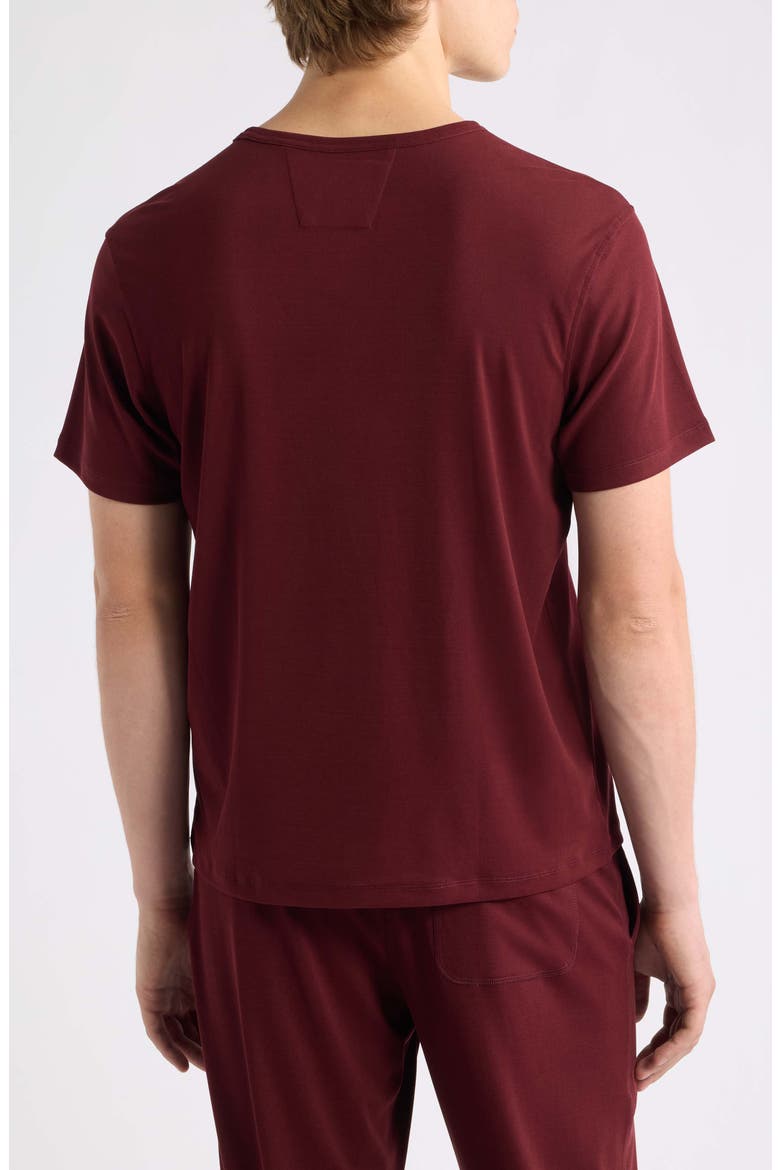 Crewneck T-Shirt, Alternate, color, MERLOT