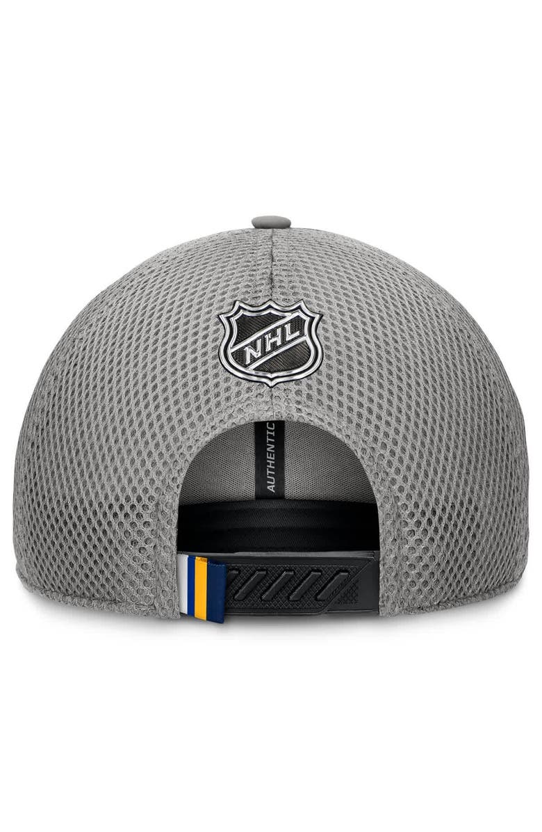FANATICS Men's Fanatics Gray St. Louis Blues Authentic Pro Home Ice Trucker Adjustable Hat, Alternate, color, Gray