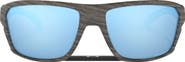 Oakley Split Shot Woodgrain Collection 64mm Polarized Oversize Sunglasses