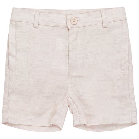 Woven Shorts with Structured Waistband (Toddler, Little Kid & Big Kid)