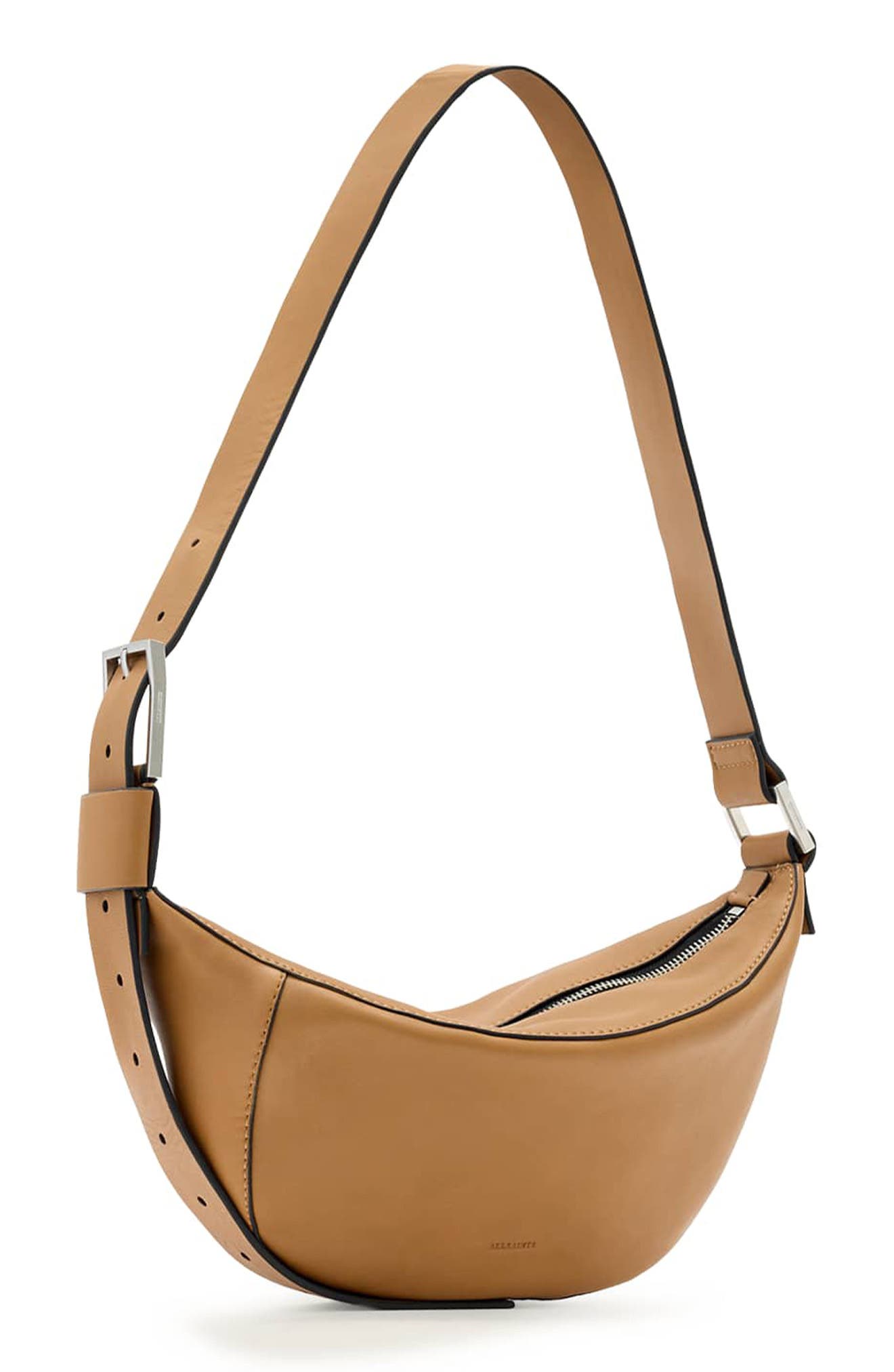 Luna Leather Crossbody Bag, Alternate, color, TOFFEE BROWN