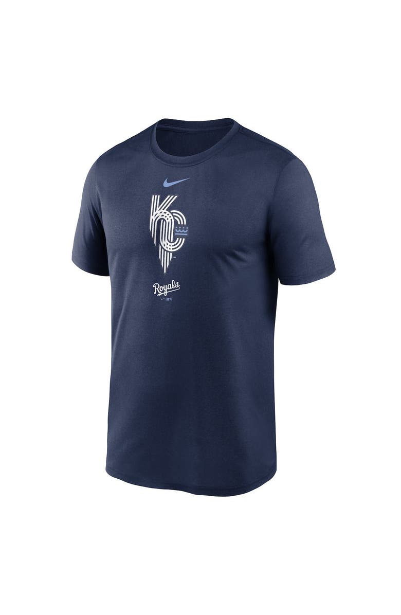 Nike Men's Nike Navy Kansas City Royals City Connect Logo T-Shirt, Alternate, color, 