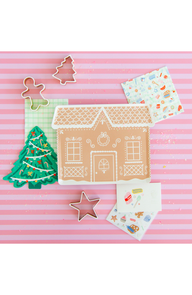 Daydream Society Baking Spirits Bright Christmas Baking Petite Napkins, Alternate, color, Assorted Pre-Pack