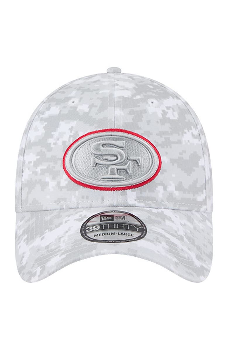New Era Men
s New Era  White San Francisco 49ers 2025 Salute to Service Digital Camo Fan Pack 39THIRTY Flex Hat, Alternate, color, 