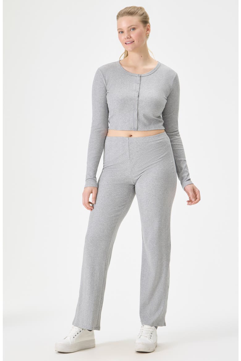 Sweet Classic Cardigan, Alternate, color, HEATHER GREY