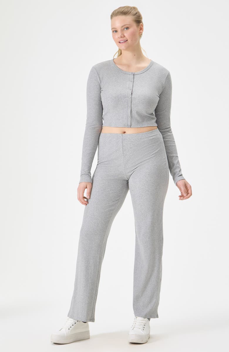 Florence by Mills Sweet Classic Cardigan, Alternate, color, Heather Grey