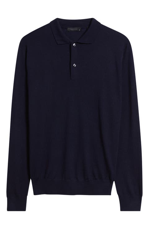 Saratoga Merino Wool Long Sleeve Polo