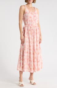 Splendid Sutton Floral Sleeveless Maxi Dress
