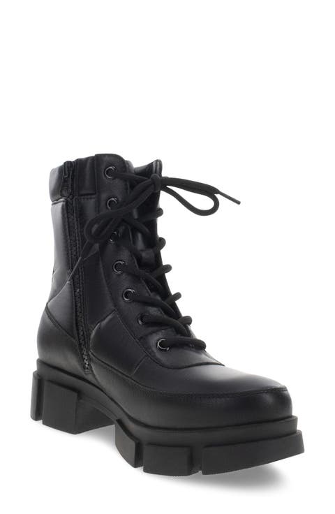 Ashford Quilted Lace Up Boot