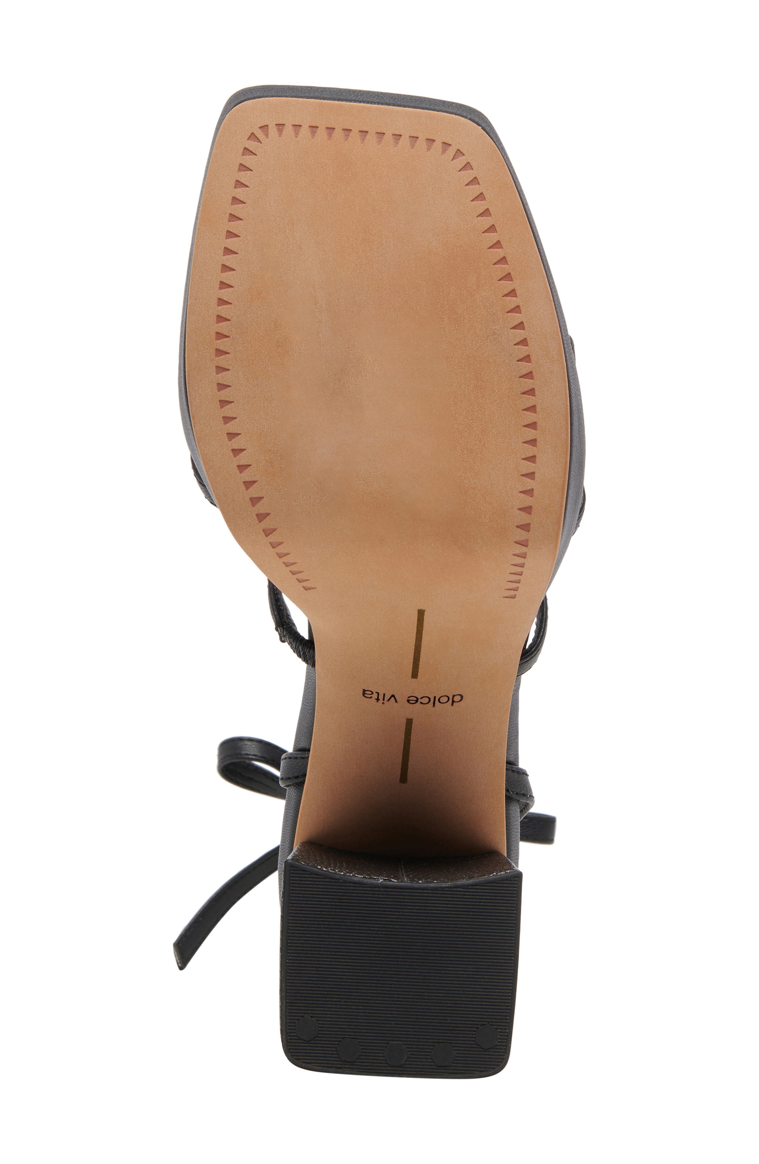 Dolce Vita Amanda Ankle Tie Block Heel Sandal, Alternate, color, 