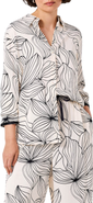 MINT VELVET Floral Print Satin Shirt