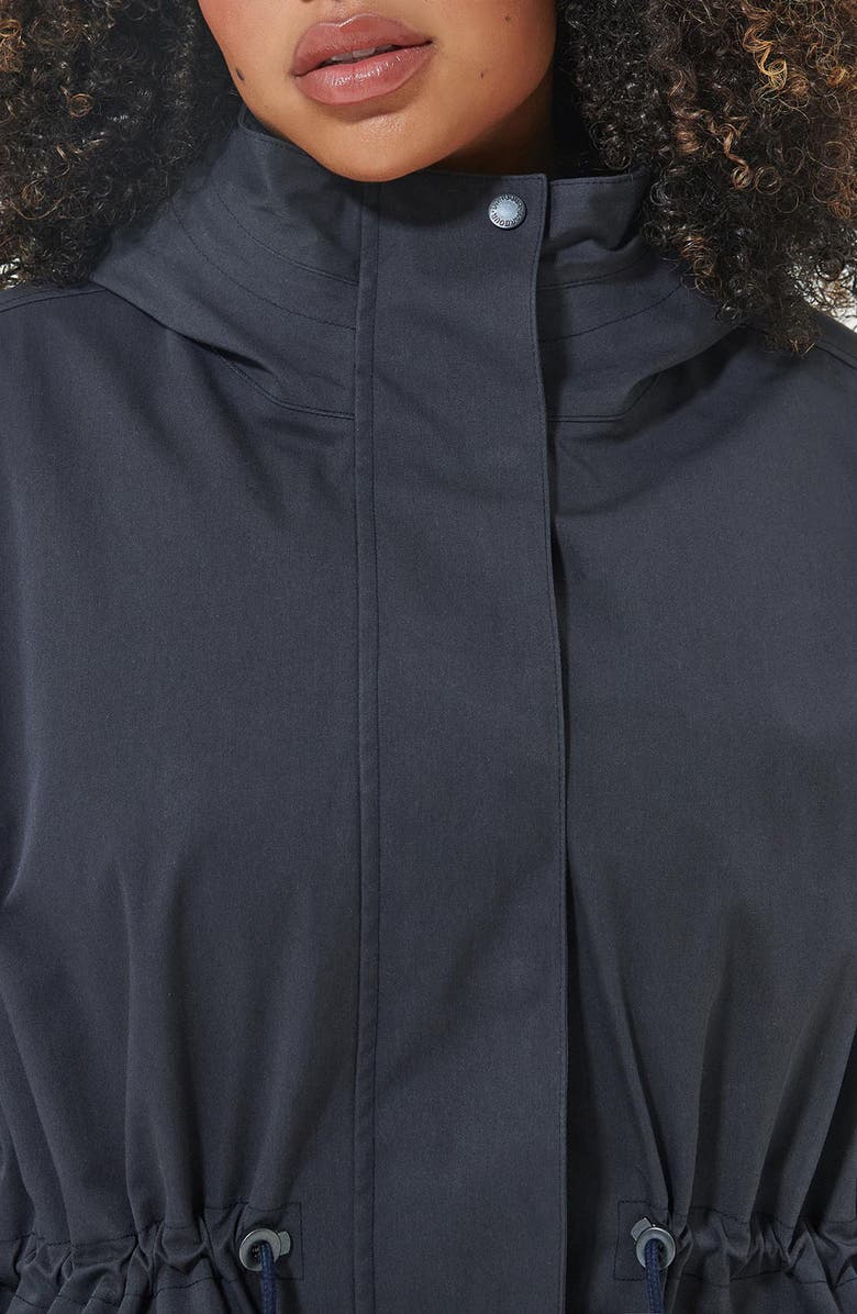 Barbour Bowlees Waterproof Longline Jacket, Alternate, color, 