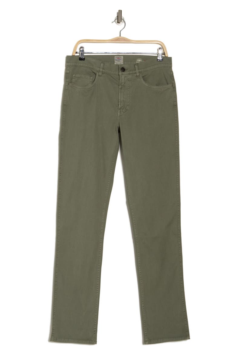 Comfort Twill 5-Pocket Pants, Alternate, color, SURPLUS GREEN