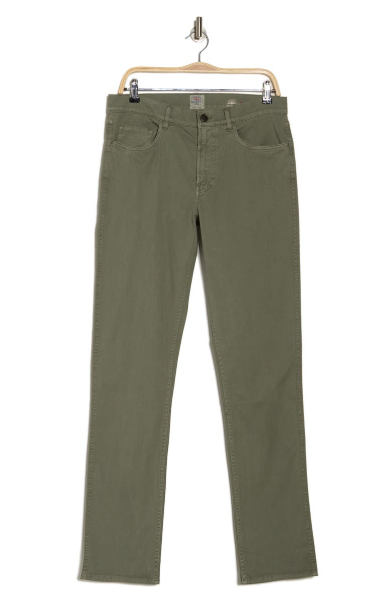 Faherty Comfort Twill 5-Pocket Pants, Alternate, color, Surplus Green