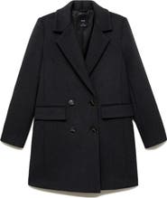 MANGO Double Breasted Coat