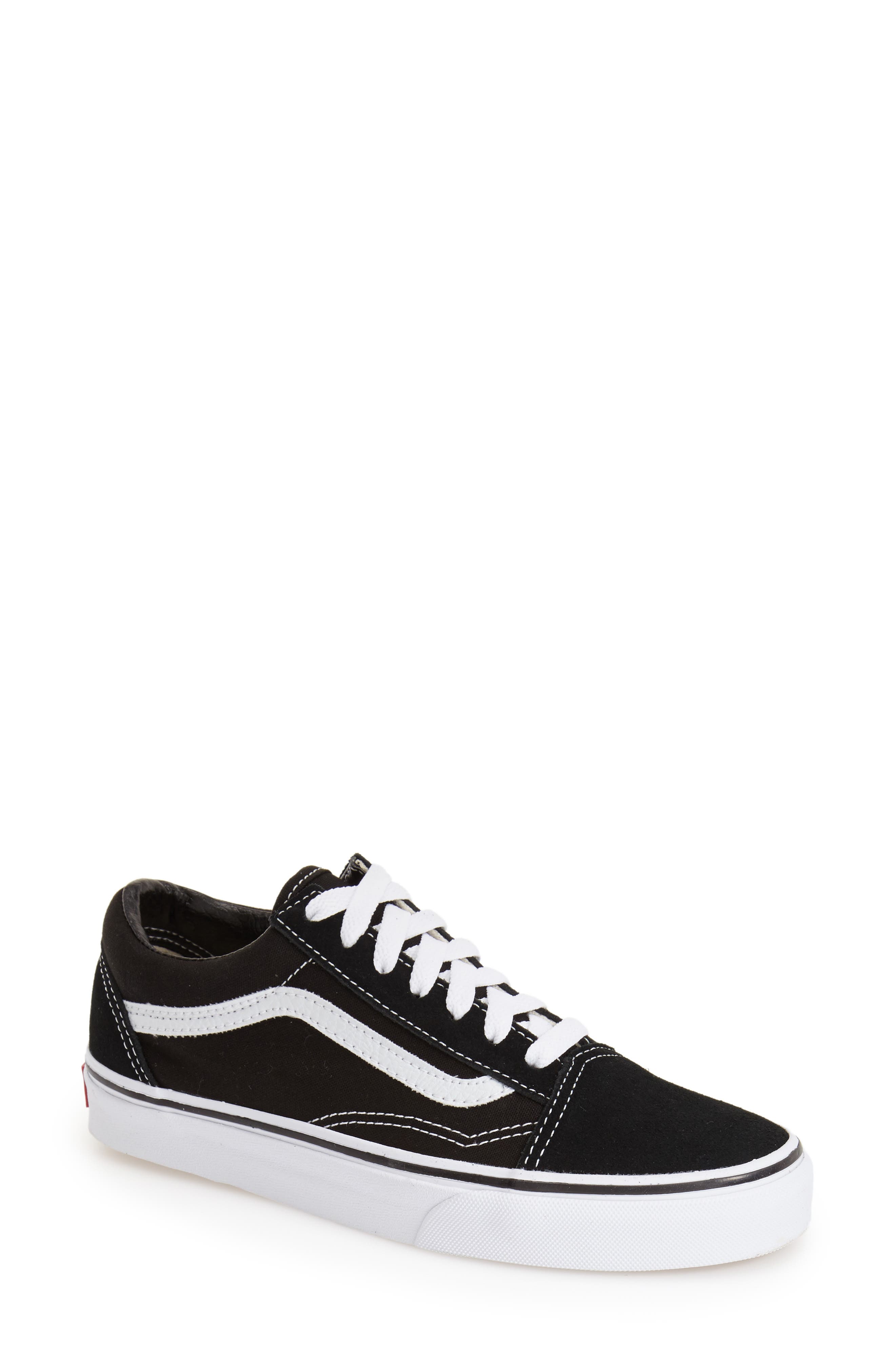 Vans Old Skool Sneaker, Main, color, Black Canvas