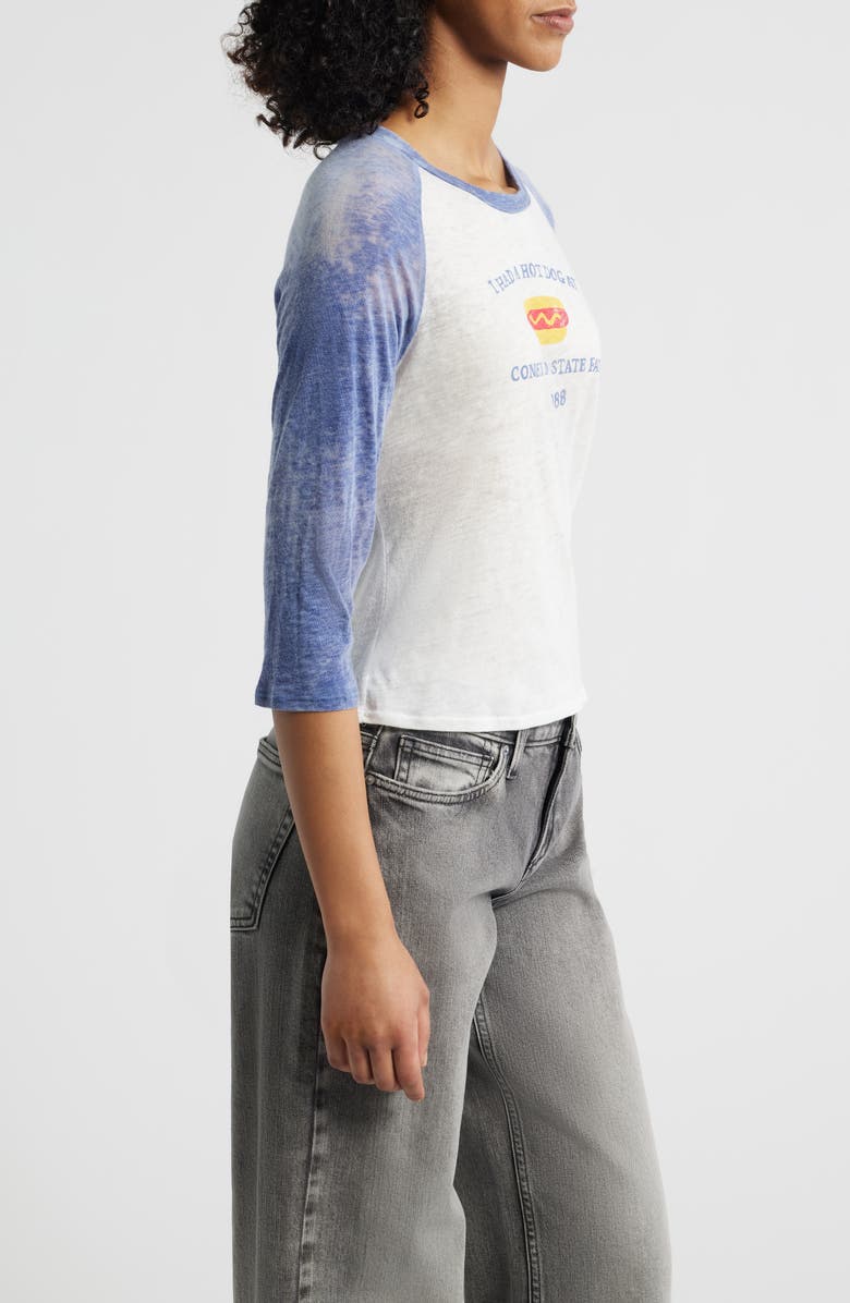 Daydreamer Coney Island State Fair 1988 Cotton Graphic T-Shirt, Alternate, color, Vintage White / Blue Quartz