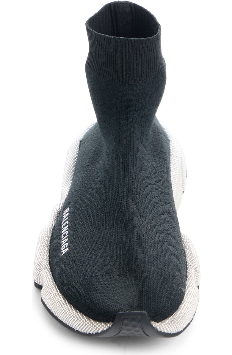 Balenciaga Strass Speed 2.0 Sneaker, Alternate, color, Black/ Crystal