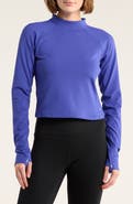 LAYER 8 Power Heat Base Layer Long Sleeve Crop Pullover