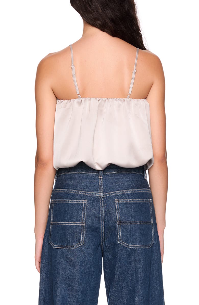 Susana Monaco Bubble Crop Satin Camisole, Alternate, color, 
