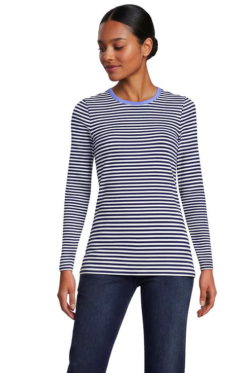 Petite Long Sleeve Micro Rib T-Shirt