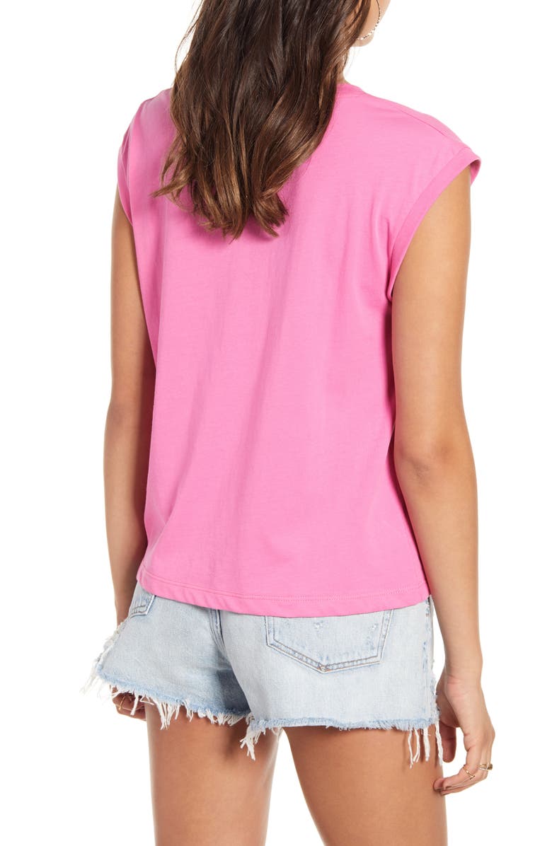 Day Lips Graphic Muscle Tee, Alternate, color, 