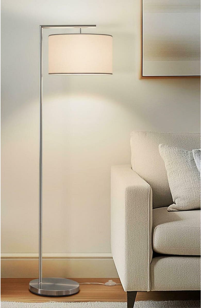 Brightech Montage Modern 60' LED Smart Home Compatible Floor Lamp ...
