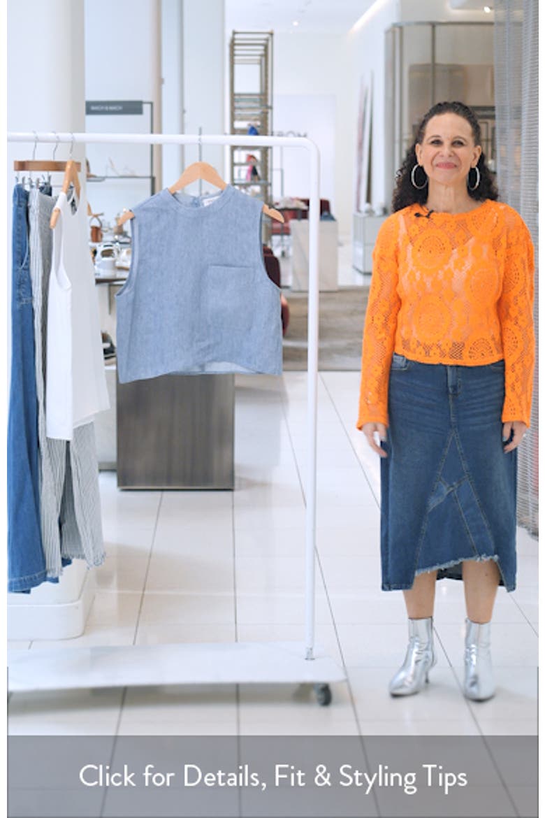 Crop Denim Tank video