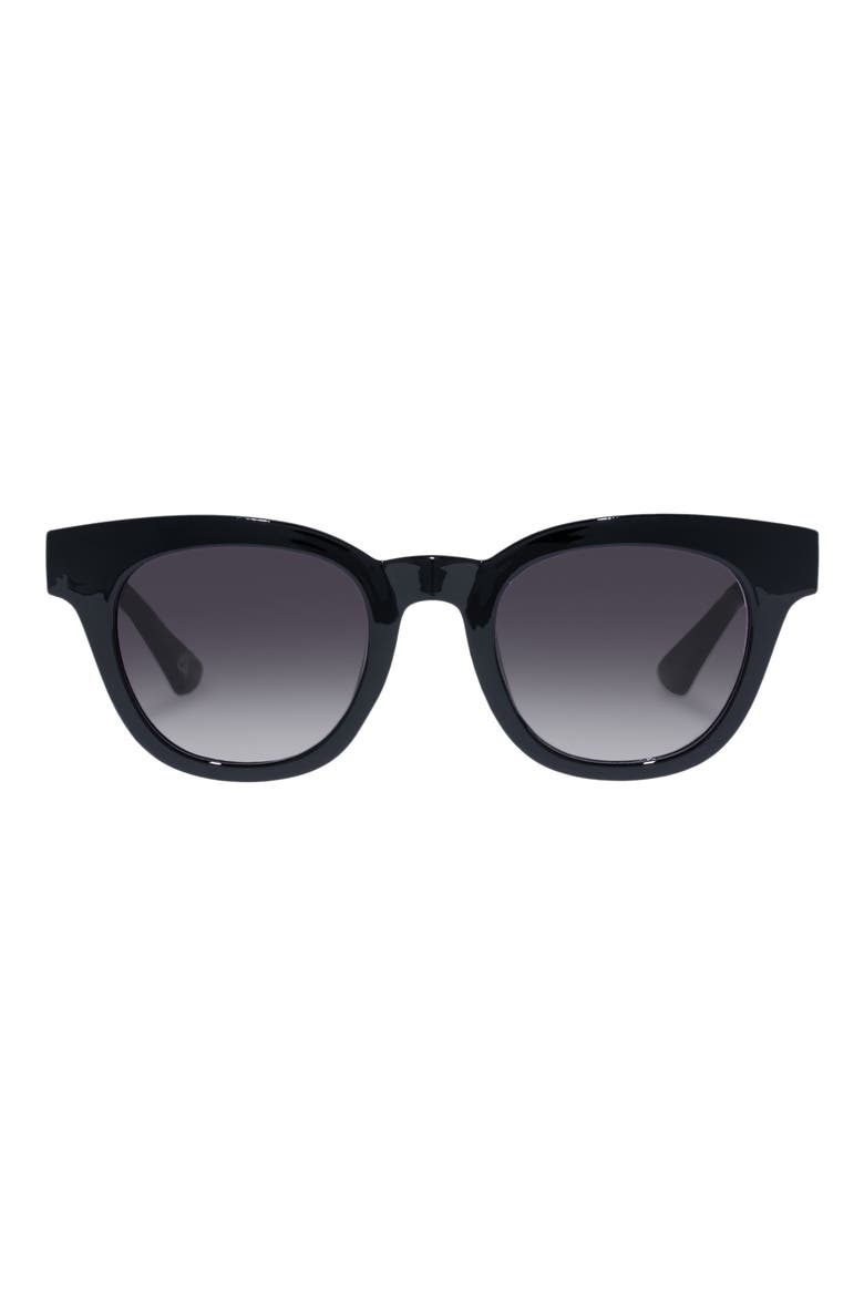 50mm Dorado D-Frame Sunglasses, Main, color, BLACK