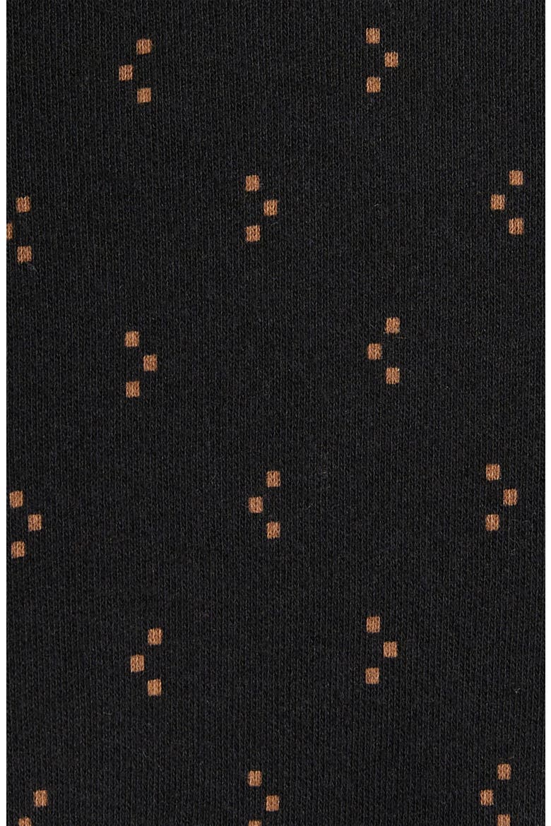 Callan Geometric Print Pocket Polo , Alternate, color, BLACK