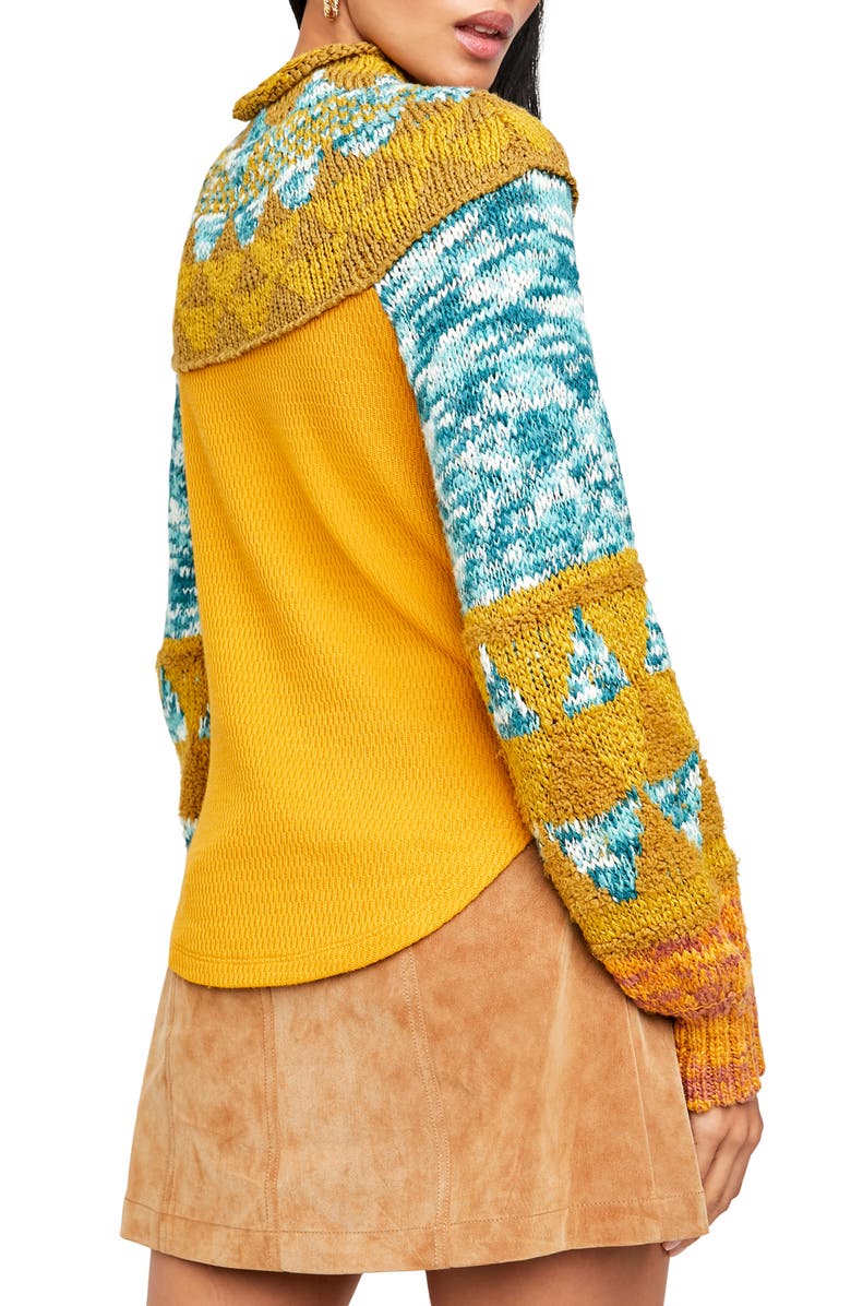 Free People Swit the Small Stuff Mock Neck Top, Alternate, color, 