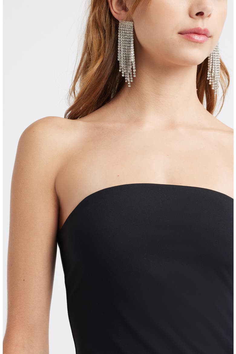 nordstrom black strapless dress Black Strapless Dresses