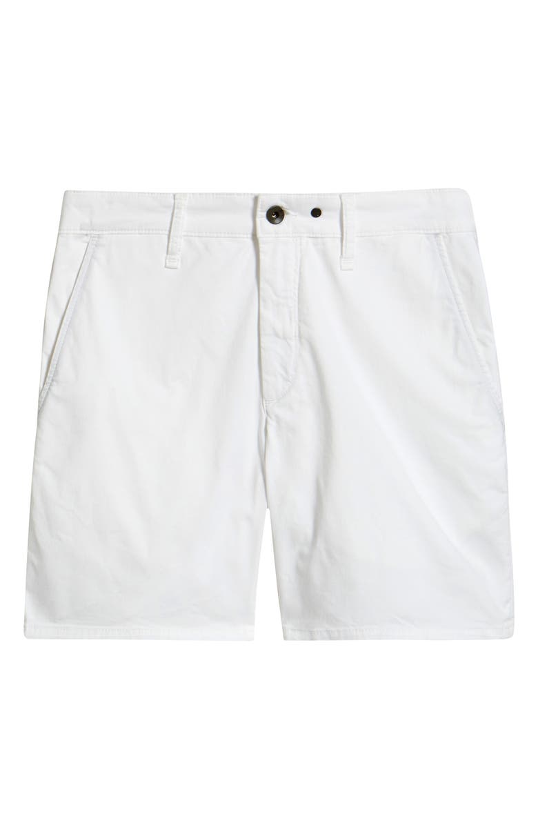 rag & bone Standard Chino Shorts, Alternate, color, White