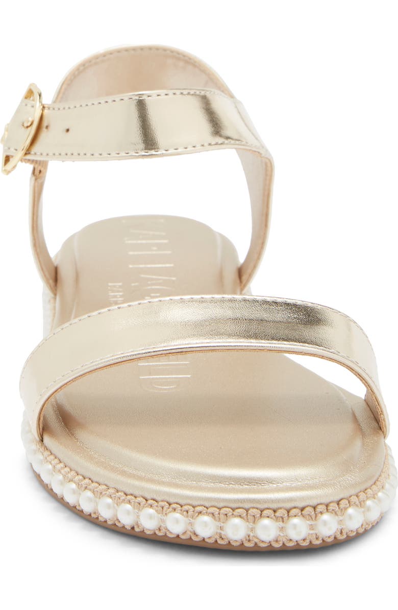 KARL LAGERFELD PARIS Claire Sandal, Alternate, color, White Gold