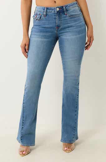 True Religion Joey Flap Pocket Flare Leg Jeans