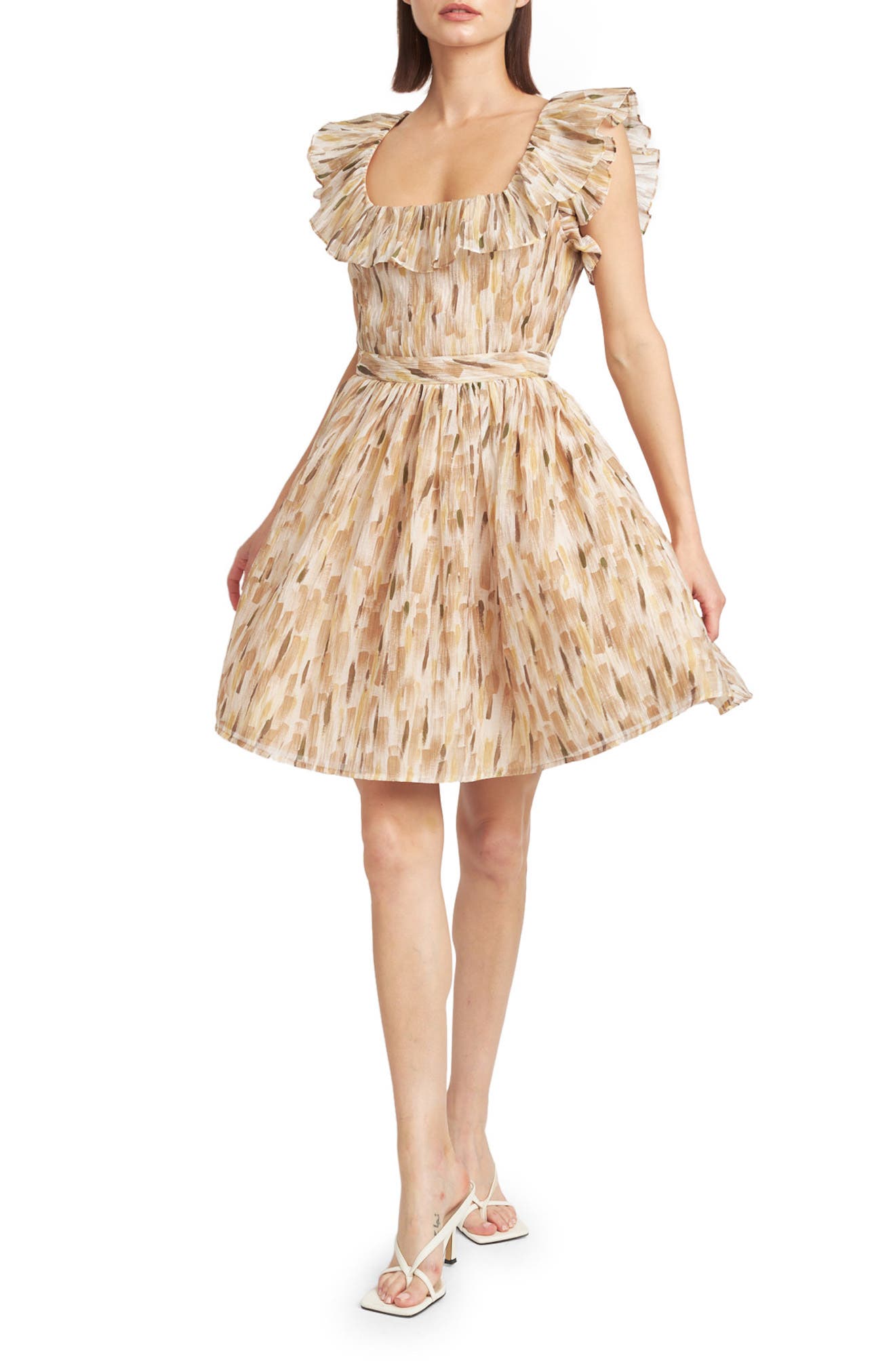 Billie Abstract Print Minidress