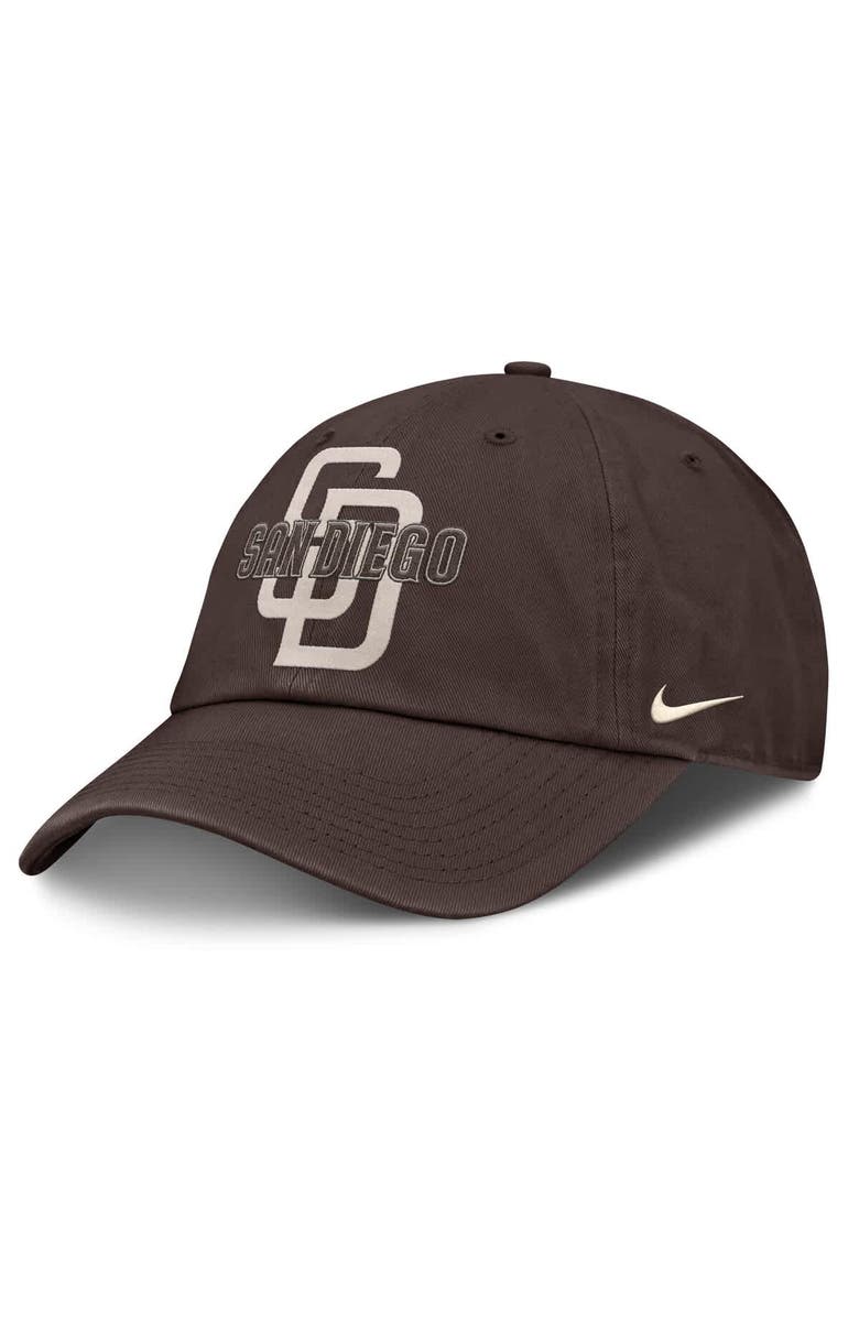 Nike Men's Nike Brown San Diego Padres Statement Club Adjustable Hat, Main, color, Brown